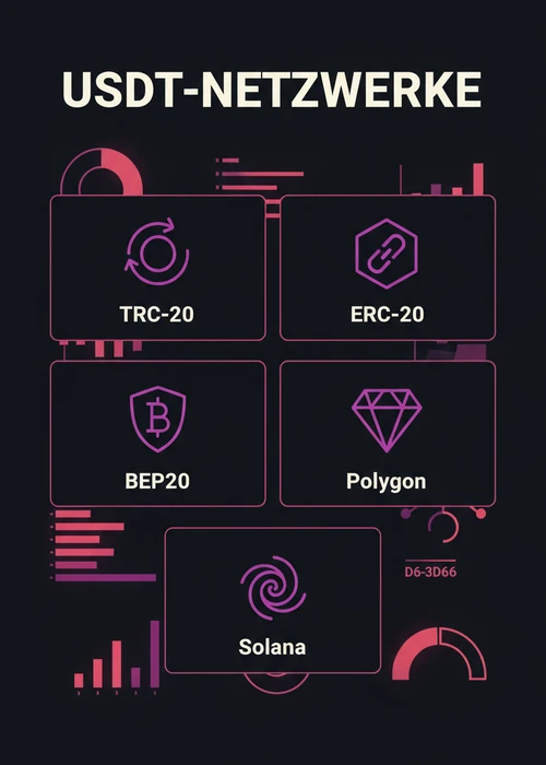 Übersicht einer USDT Casino Liste mit verschiedenen Kriterien und Anbietern