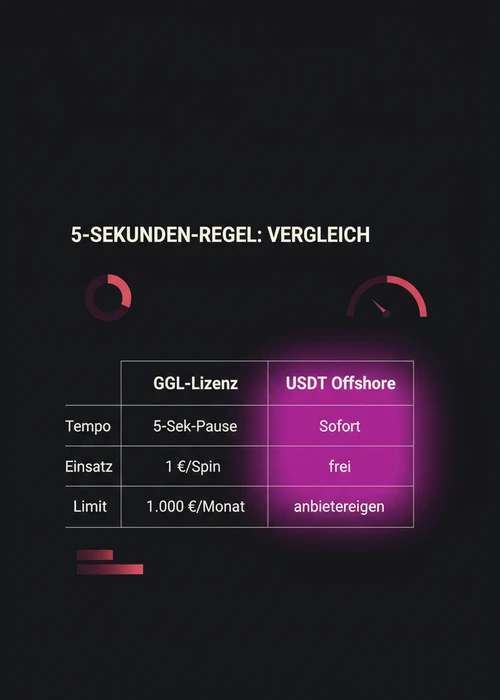 Abstrakte Darstellung von schnellen Transaktionen und Krypto-Symbolen, die ein dynamisches Casino-Erlebnis ohne Wartezeiten symbolisieren.